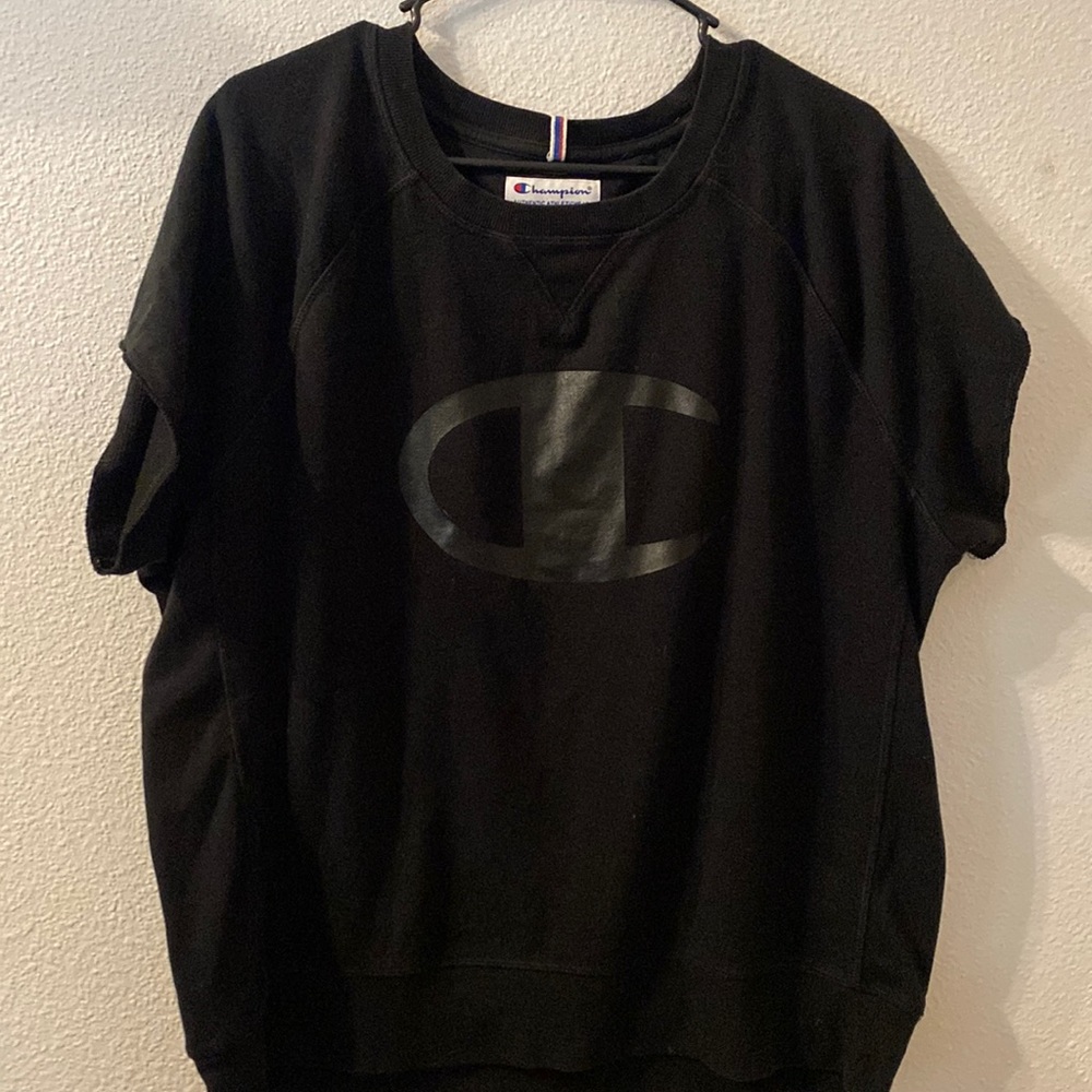 Champion cut off sleeve sweatshirt size 2XL